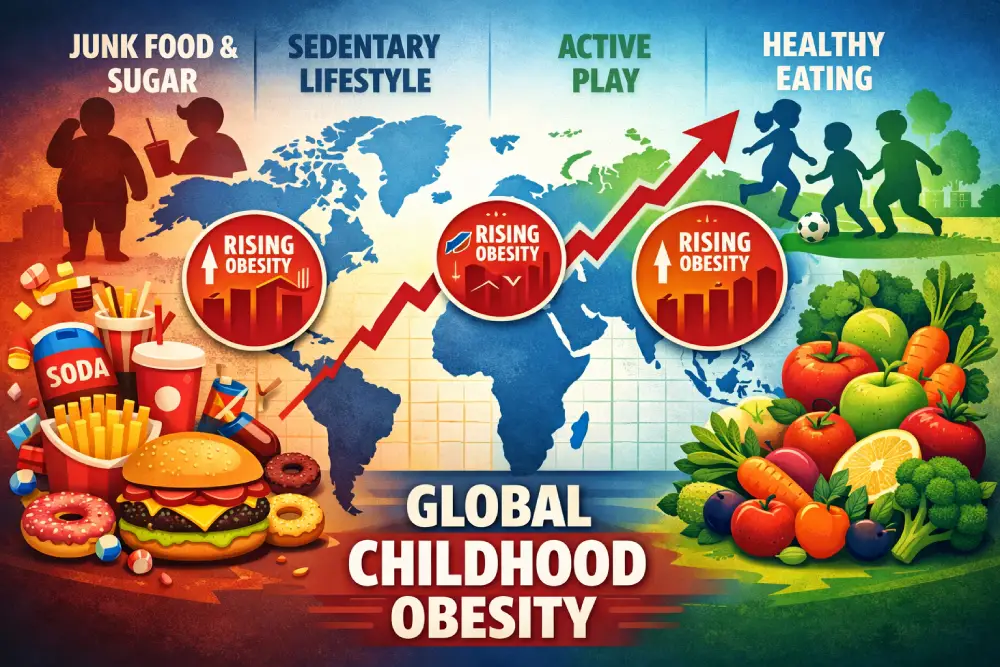 UK Obesity Crisis & 228M Children Obese by 2040